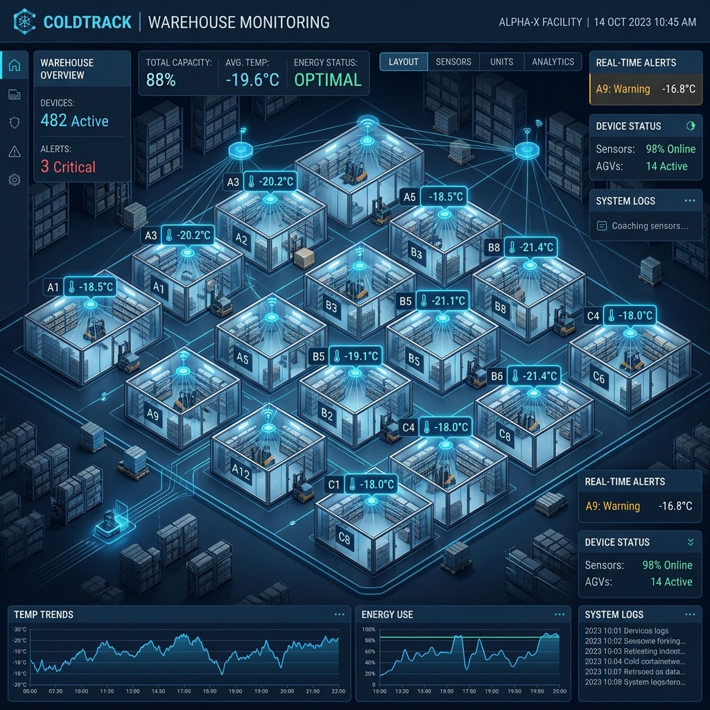 Real-Time Cold Storage Monitoring
